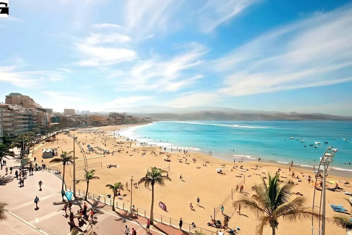 Canteras Beach King Bed Plus Sofa Bed Upscale 2 Balconies Apartman Las Palmas de Gran Canaria